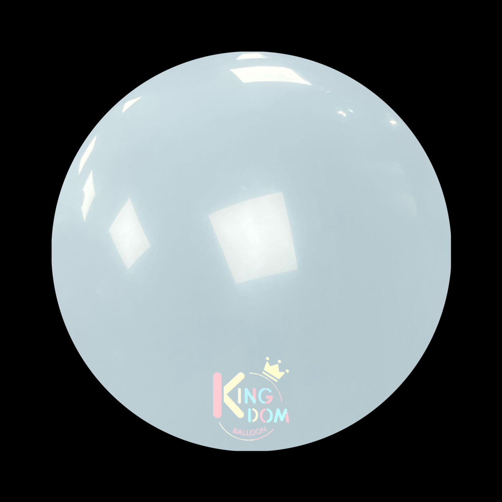 Globo Kingdom Balloon Pastel Celeste Bb X Pc Kingdom Balloom